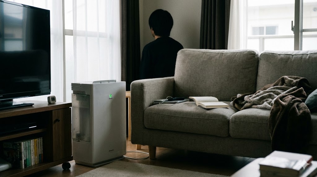 加湿機能を使わない日が続くとき、加湿空気清浄機が置物になりやすい条件