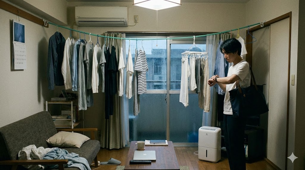 帰宅後に回す除湿空気清浄機、除湿量が足りるかの目安