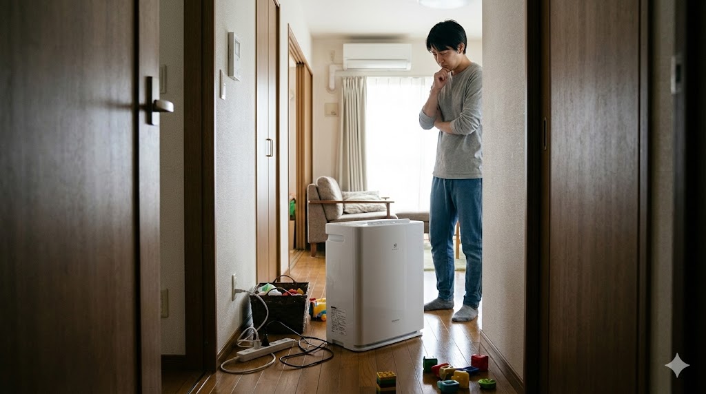 置くと歩きにくい？加湿空気清浄機で迷いやすい配置