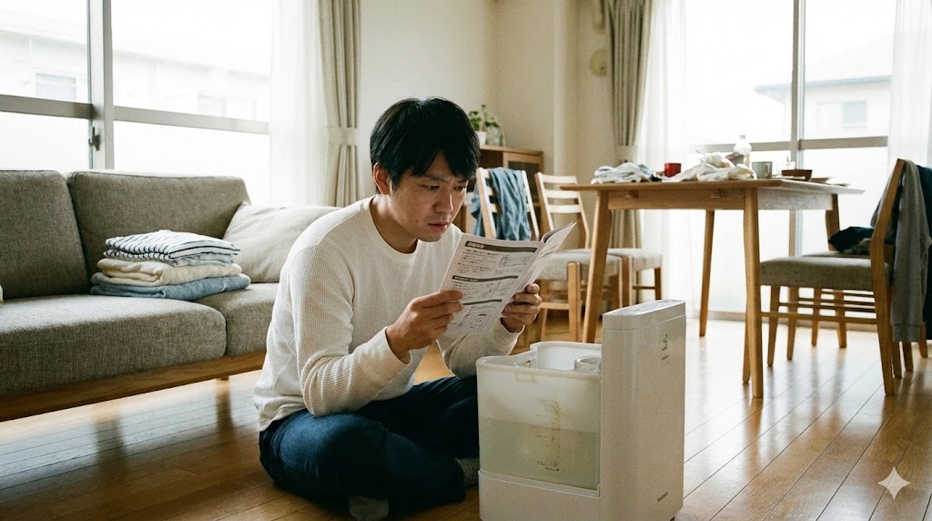 タンクのぬめりが不安なとき、加湿空気清浄機の清潔を保つライン