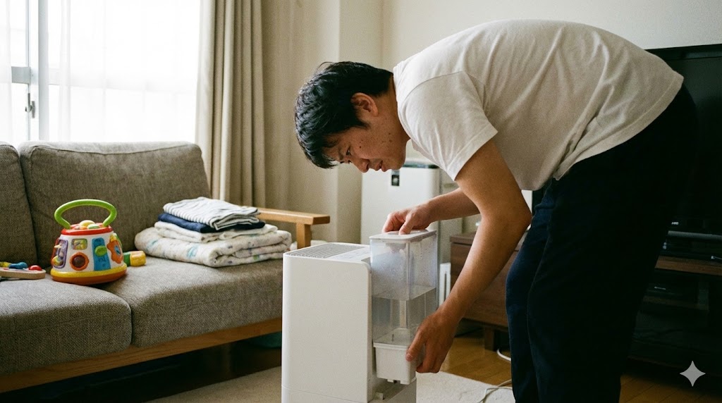 タンクのヌメリが気になりそうで、加湿空気清浄機を迷う人