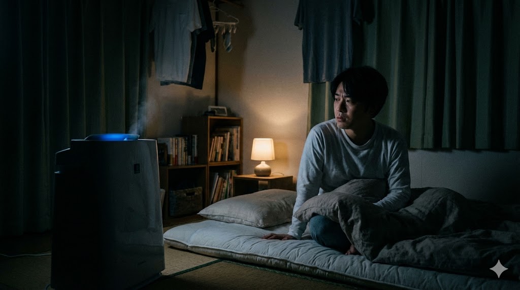 夜の静かさ優先で迷うとき、加湿空気清浄機の風量設定の境目