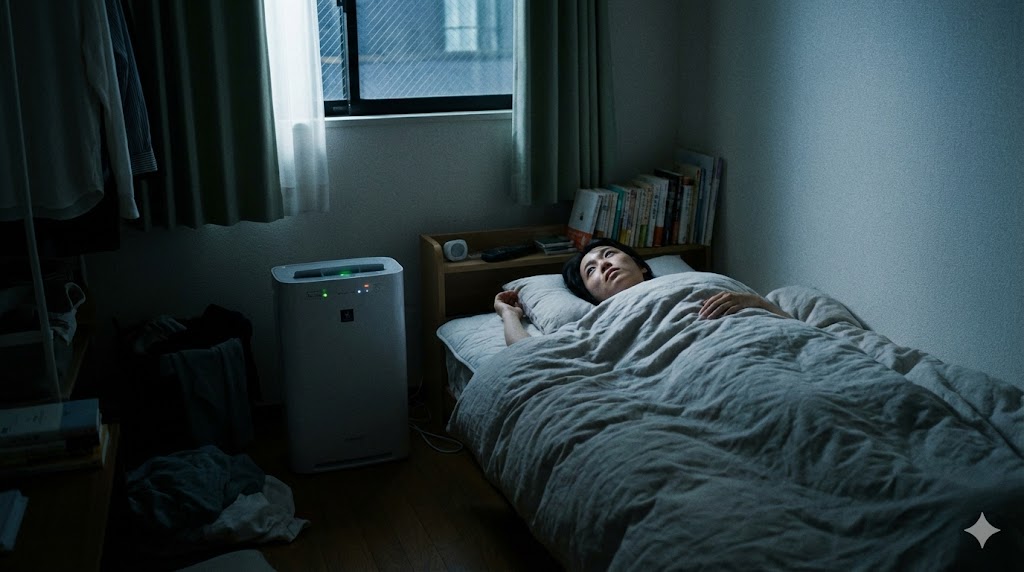 夜に動かしたい人へ、加湿空気清浄機の運転音で不安が増えやすいとき