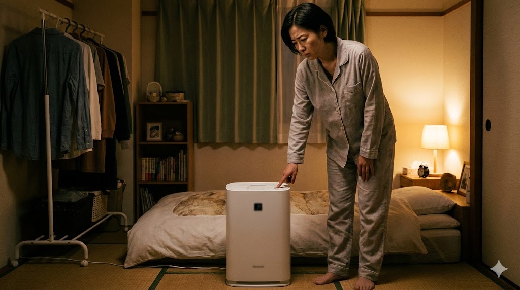 加湿空気清浄機を夜に動かしたい人が迷いやすいポイント