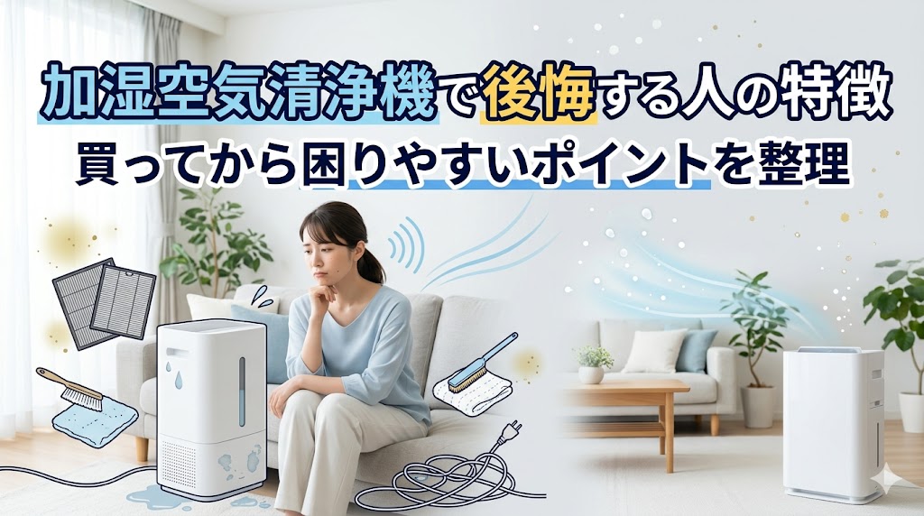 加湿空気清浄機で後悔する人